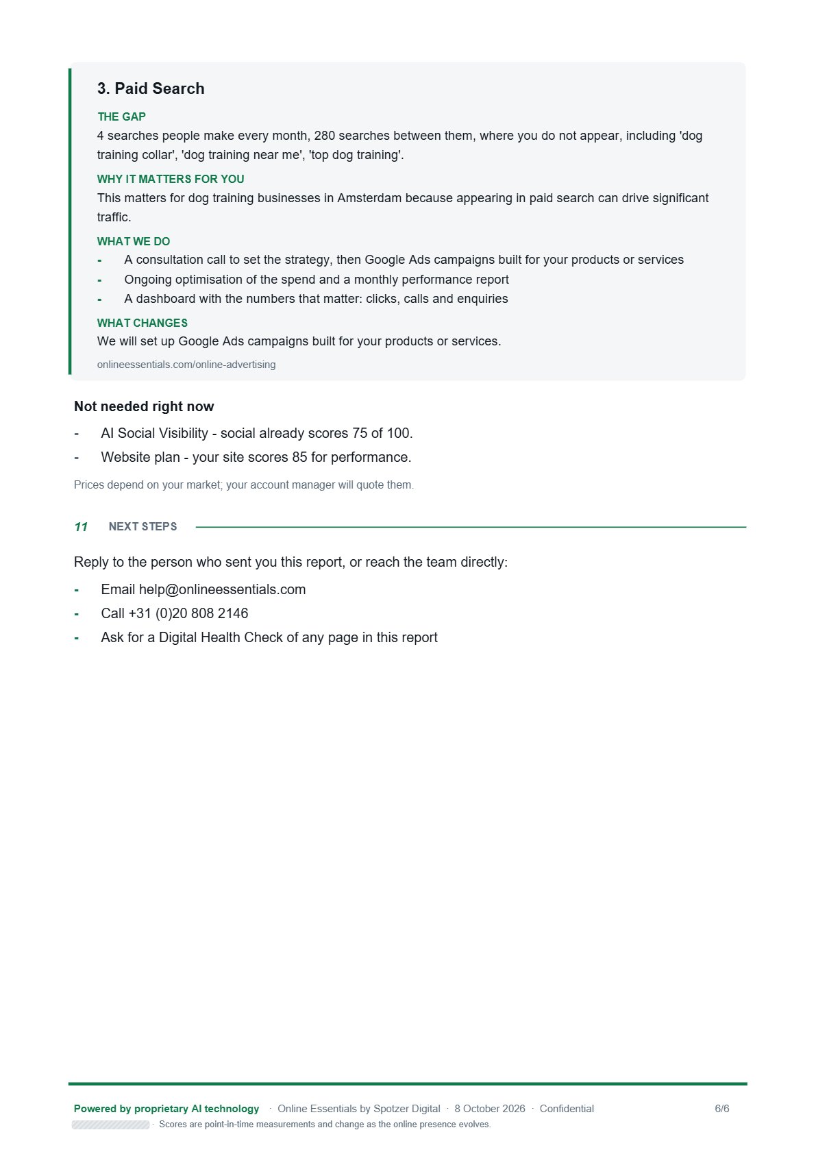 Report page 6 of 6