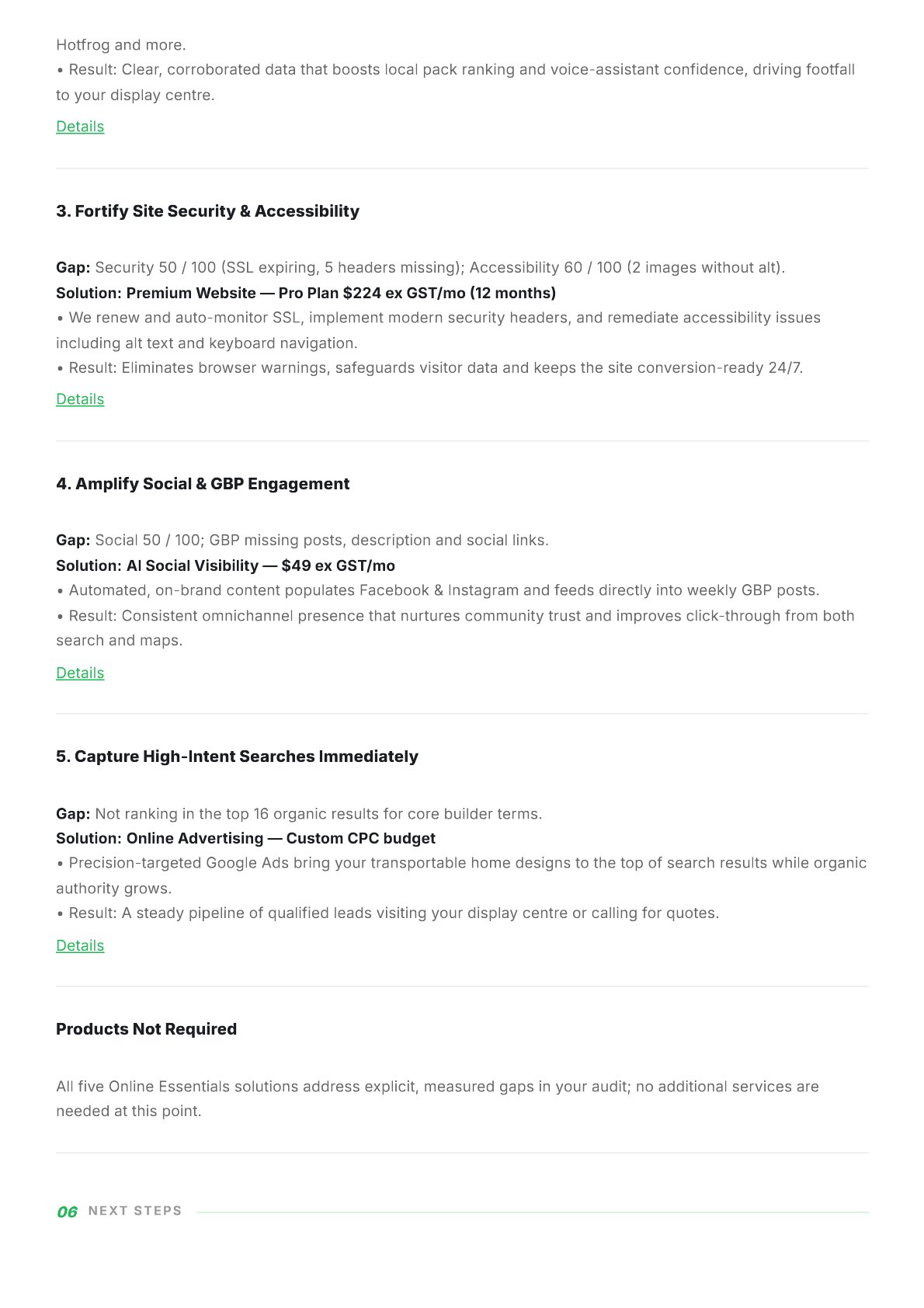 Report page 4 of 5
